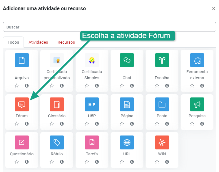 Fórum de Discussões